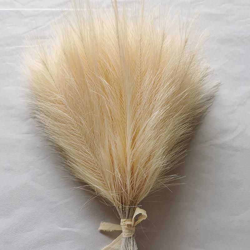 10/20pcs Simulated Reed Feather Pampas Grass Home Porch Wedding Party Garden Decoration Flower Vase DIY Accessories False Plant