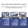 Multifunctional Thermostat for Heating and Cooling Systems Adjustable 0-60℃ with DIN Rail Mount and Flame Retardant Plastic