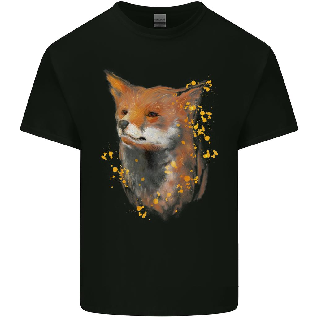 Fox Watercolour Unisexs Light Cotton TShirt