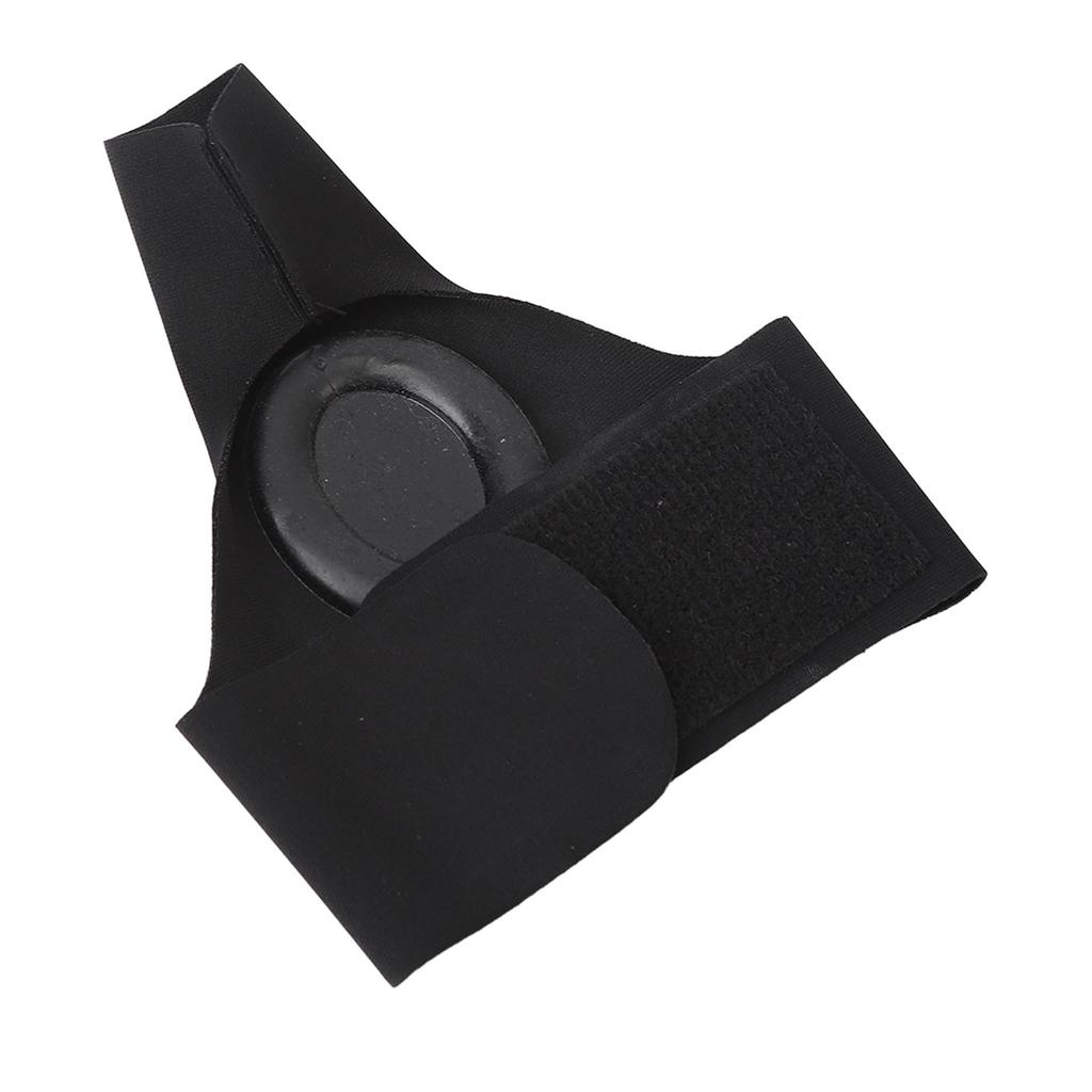 Bunion Sleeve Prevent Slip Shock Absorbing Adjustable Straightener Big Toe Separator Strap for Day Night Black Right