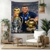 Mbappe Trophy Wall Decor Tapestry Art For Pet Memorial Birthdaywedding Party Backdrop Family Gift
