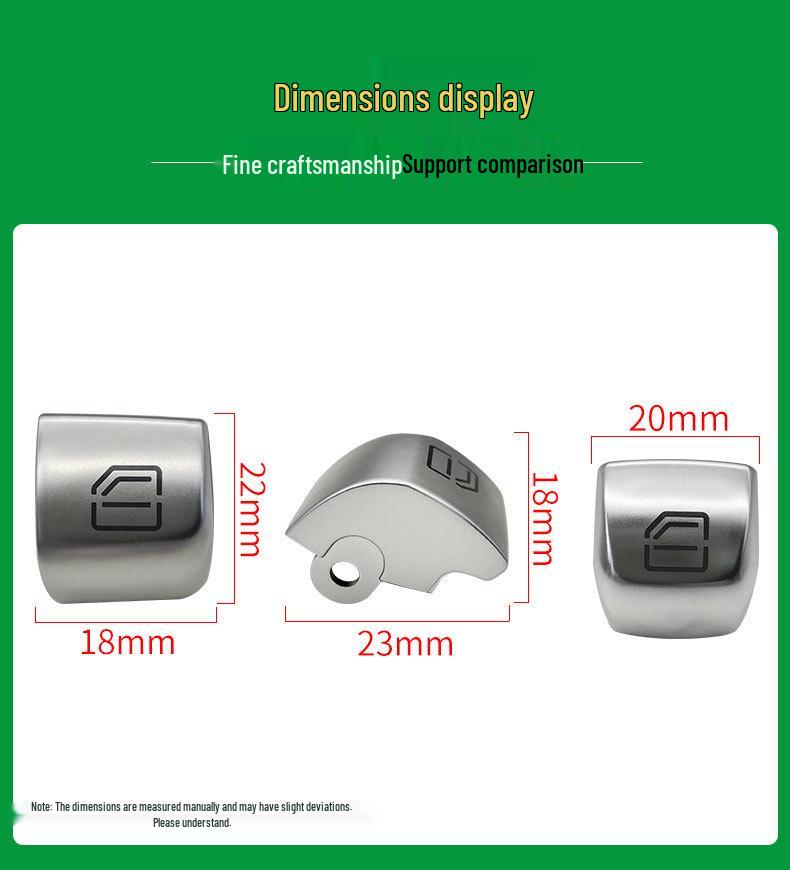 Compatible Power Window Switch Buttons for Mercedes-Benz C-Class & GLC-Class (W253, W205)