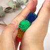 24Pcs 2.5CM Spiky Hedge Balls Mini Porcupine Balls Stress Relief Soft Small Massage