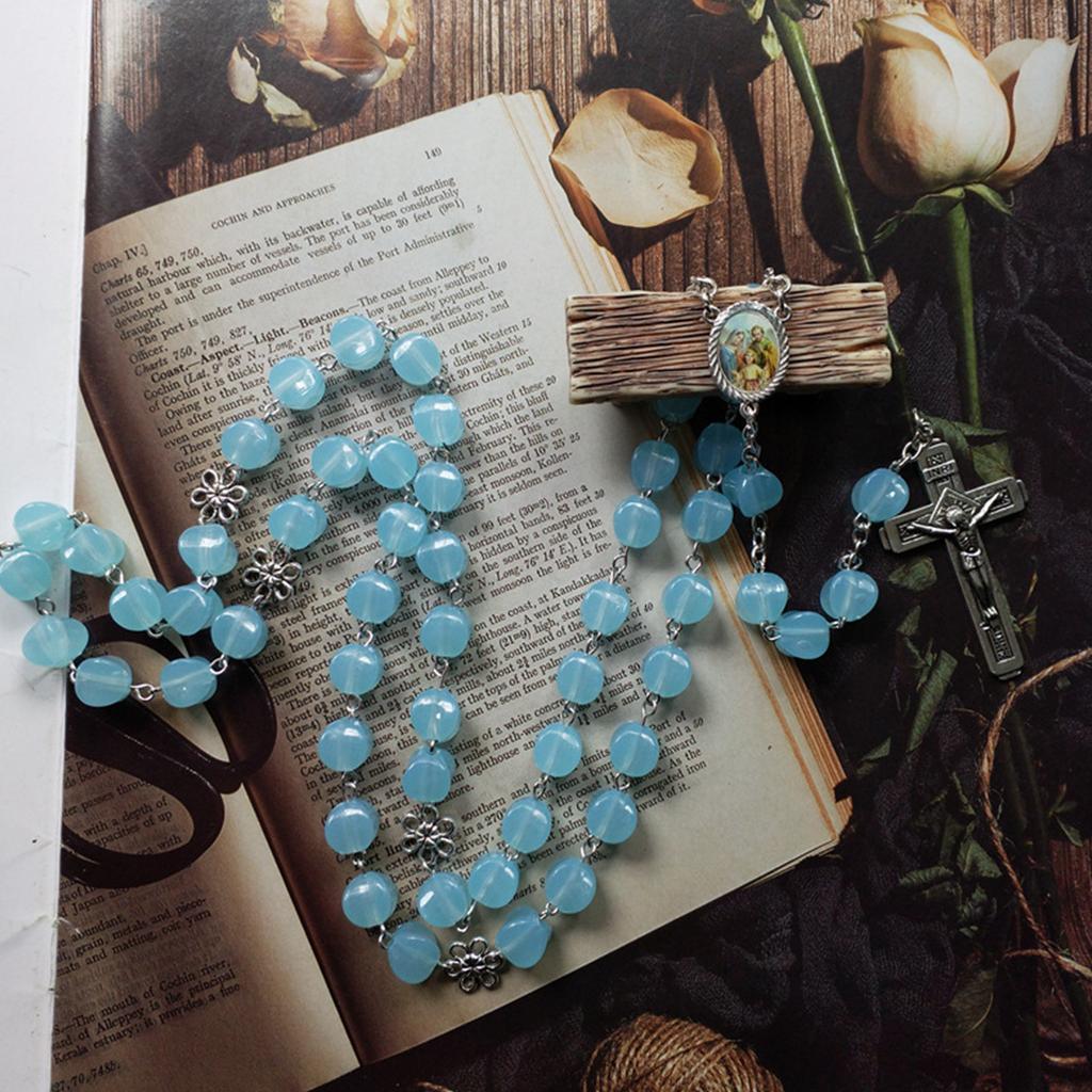 Buy 10mm Rosary Beads Luminous Necklace 