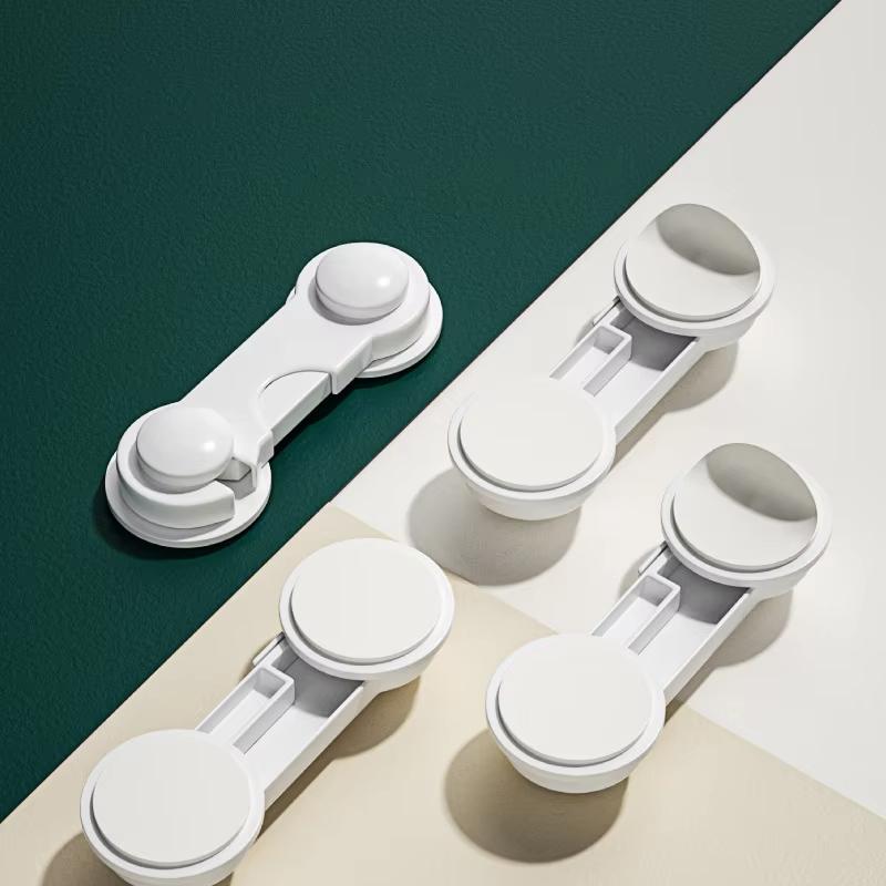 4/6/10 STÜCKE Babysicherheitsschloss Schrankschloss Zimmerschloss Schubladenschloss Klemmschutz Klappschloss Sicherheitsschutzprodukt