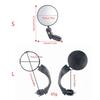 360-Degree Rotatiing Universal Bike Rearview Mirror Adjustable Mountain Vehicle Foldable Convex Mirror Riding Equipment