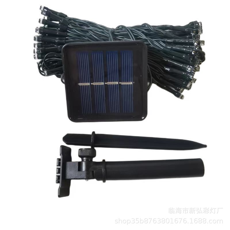 Outdoor LED Solar String Lights for Christmas and Holidays - Decorative and Camping Ambiance Lighting