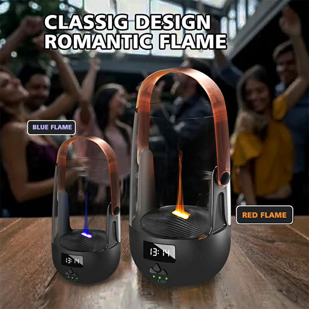 

Portable Creative Flame Aroma Diffuser Home Office Camping Humidifier Type A