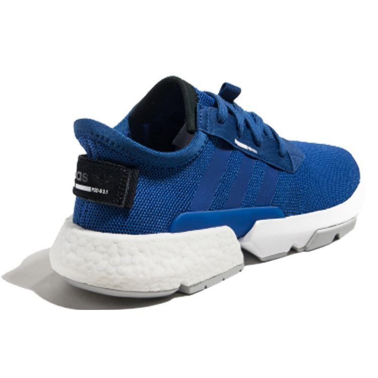 adidas Originals Pod-S3.1 Round Toe Lace-Up Cushioning Low-Top Running Shoes Men Sneakers Blue DB3292