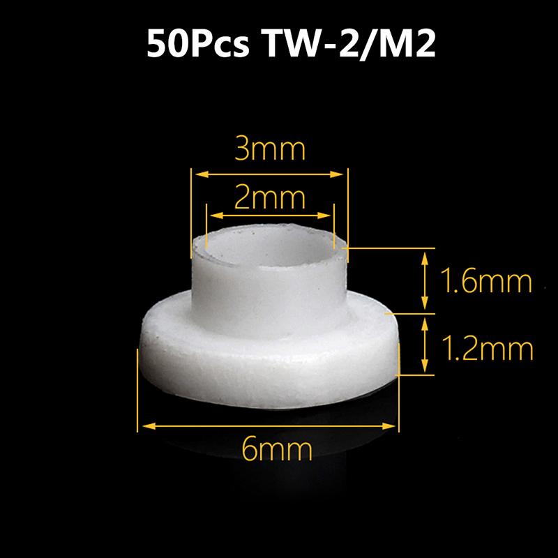 Screw Nylon Transistor Gasket The Step T-Type Plastic Washer