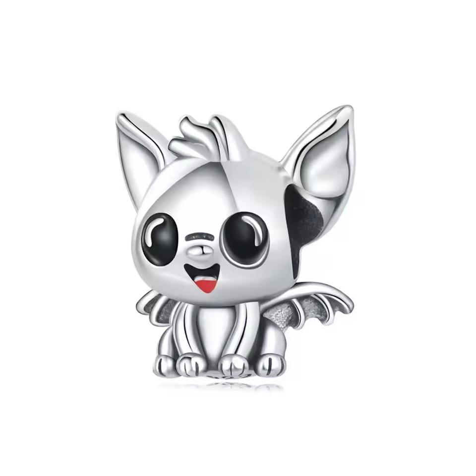New 925 Silve Minnie Mickey Castle Charms Beads Dangle For Bracelet Necklace keychain Woman Jewelry Gifts