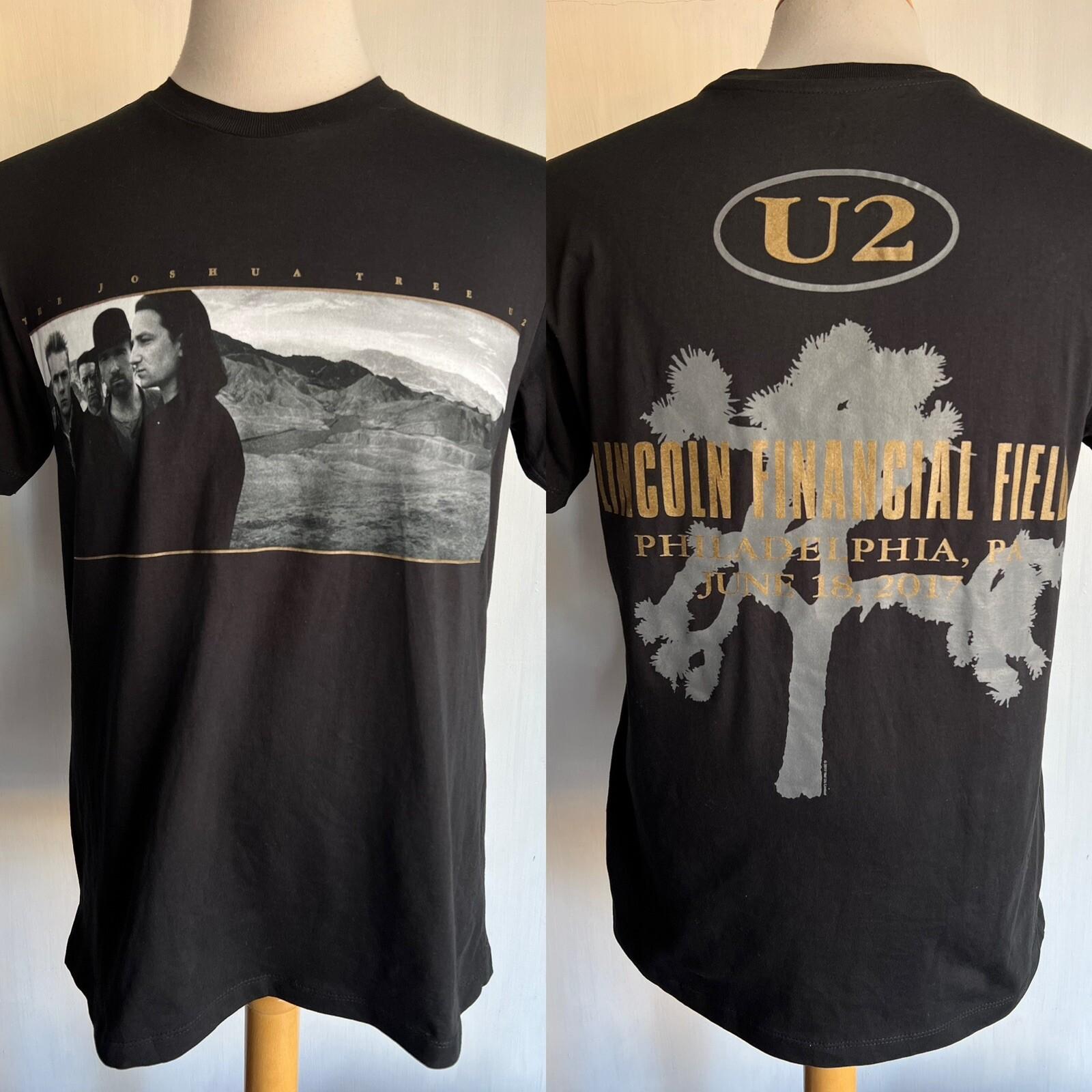 U2 2017 Official Joshua Tree 30th Anniversary Tour Philadelphia T-shirt Medium S
