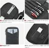 Dom Teporna Handcrafted Retro Leather Pen Case, Crazy Horse Leather, Holds 4 Pens, Coffee Color, Stylish Stationery Case for Students and Businesses (