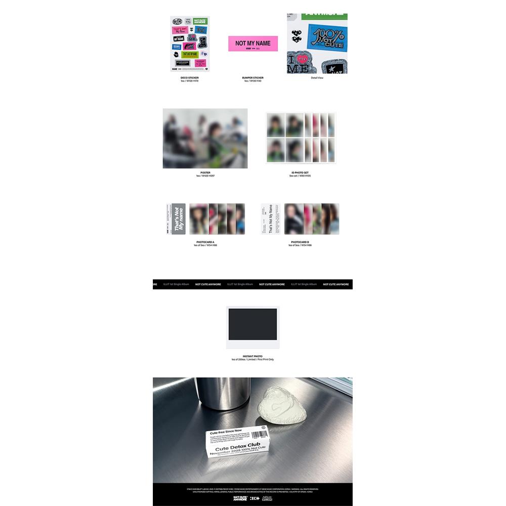 [Pre-order] ILLIT - NOT CUTE ANYMORE (1st Single)