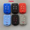 Silicone Car Key Case Cover For Chevrolet Colorado Silverado 1500 2500Hd 3500Hd Gmc Yukon Sierra Canyon Remote Key Protecor