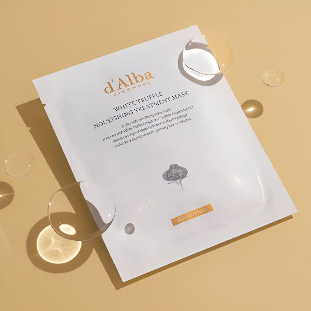 d'Alba White Truffle Nourishing Mask 25ml 5pcs Vegan Glow Treatment