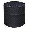 Yamako Tea Temahima Kobo Modern Ichimatsu Black Made In Stylish and for Tea Black Storage Preservation 78341 Canister, Po-Kan S, Japan, Cute, Leaves,