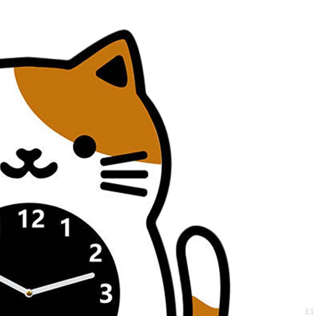 Clock Adorable Decorative Art Silent Movement for Kitchen Dining Room Bedroom Office Decor