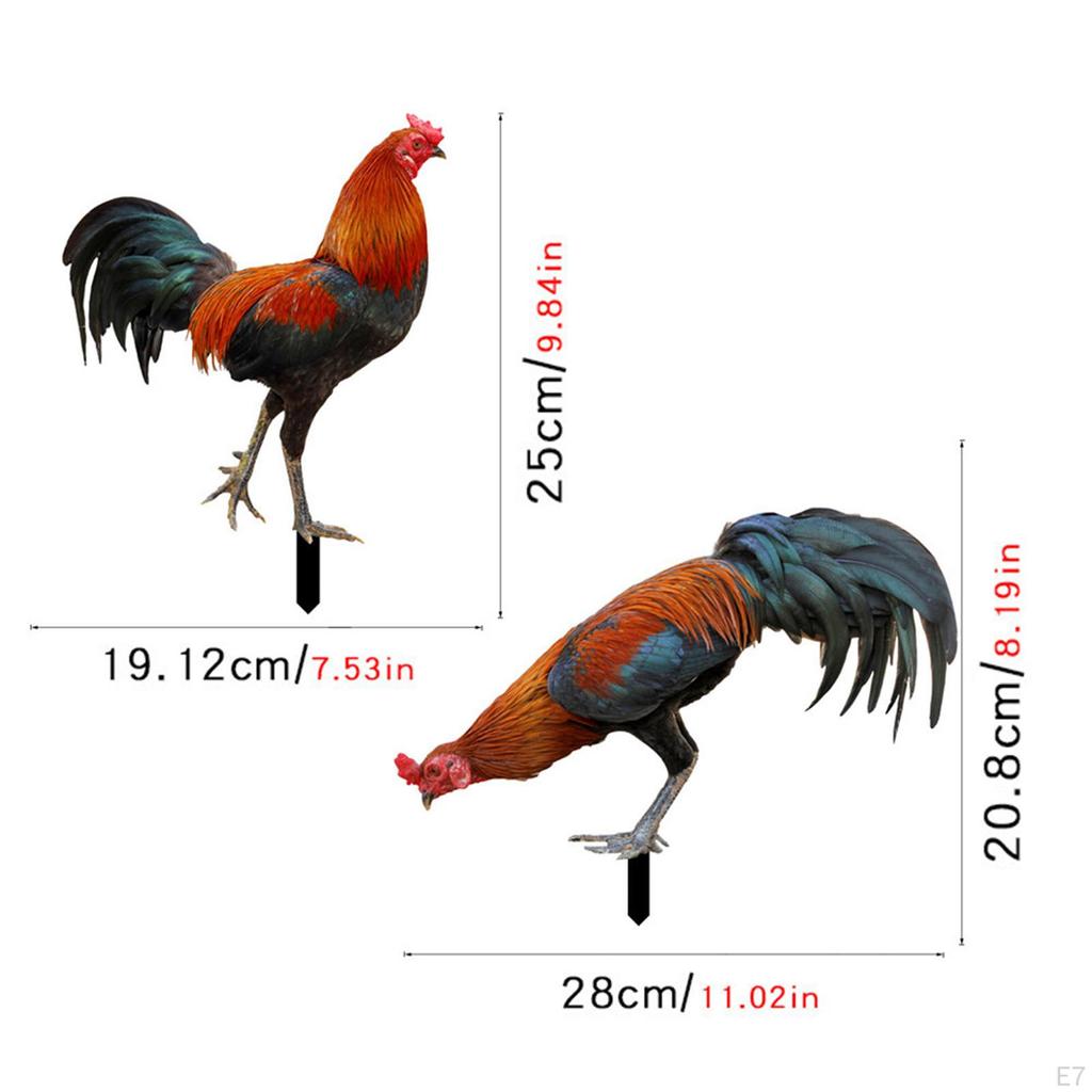 Zahradní socha kohouta pro venkovní použití