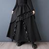 Plus Size High Waist Vintage Spring Autumn Casual Loose Maxi Long for Woman Skirts Womens Skirt