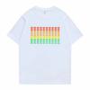 Popolare Equalizzatore Attivo al Suono El Tshirt Equalizzatore Light Up Down Led Tshirt Lampeggiante Attivato dalla Musica T-shirt a LED Unisex Unisex Tee