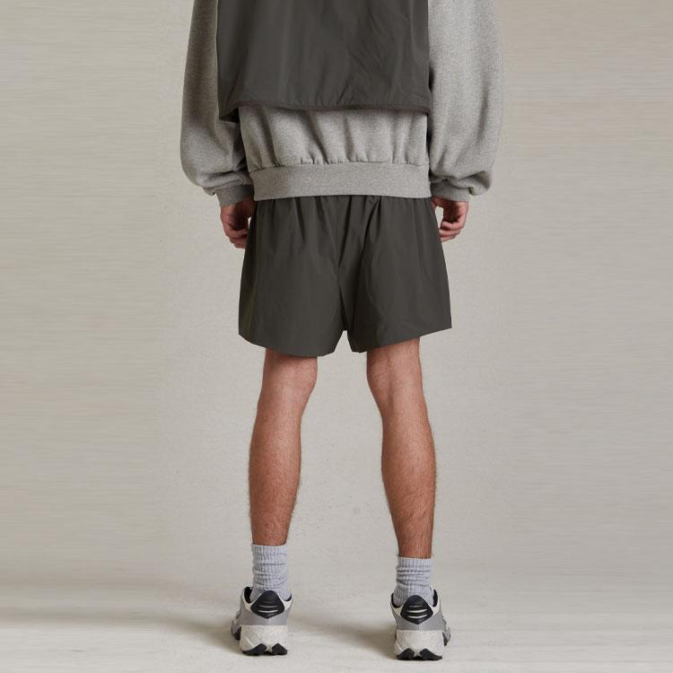 Fear of God Essentials Nylonové Běžecké Šortky Ink Pánské Spodní díly Černé 160SP244210F