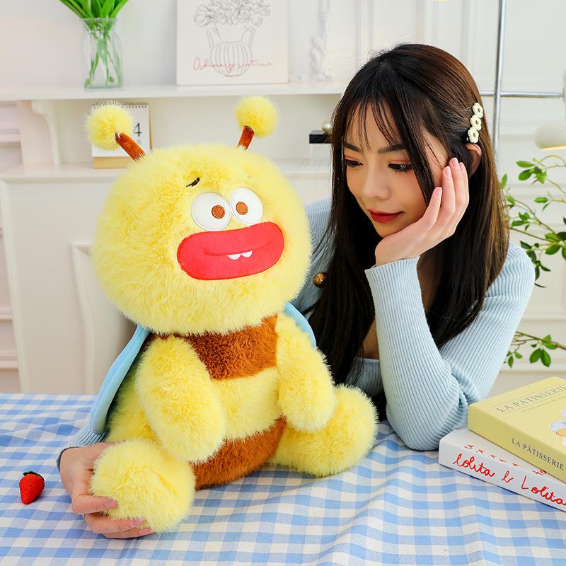Sausage Mouth Bee Plush Toy Ugly Cute Doll Doll Girl Children Doll Sleeping Pillow Birthday Gift
