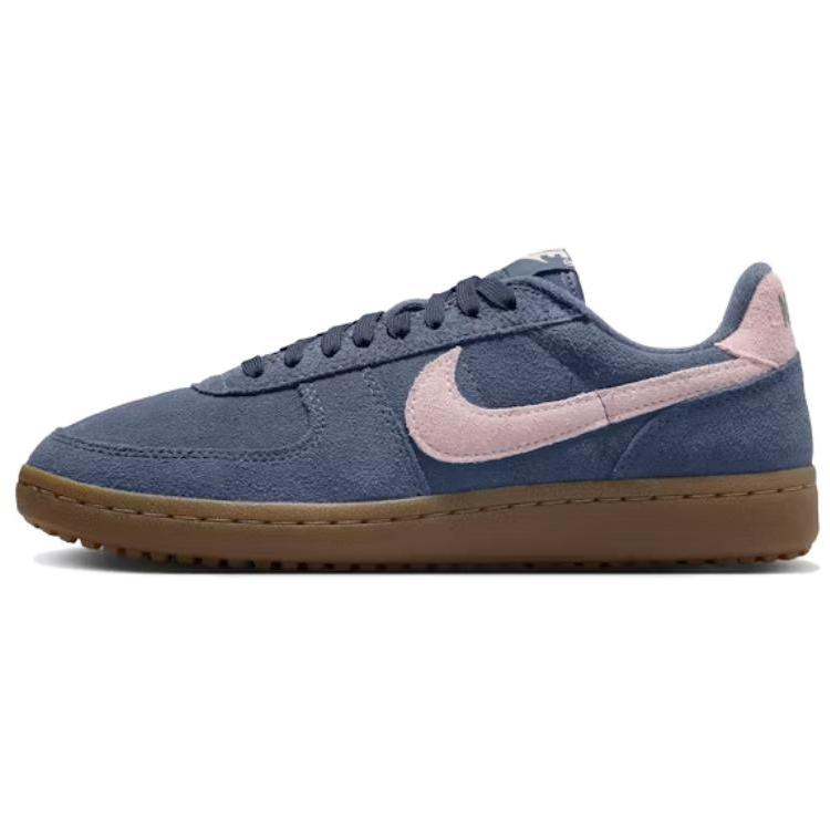 Nike  Field General Suede Thunder Blue Pink Foam Women Sneakers Gum-Dark-Brown IF1743-401