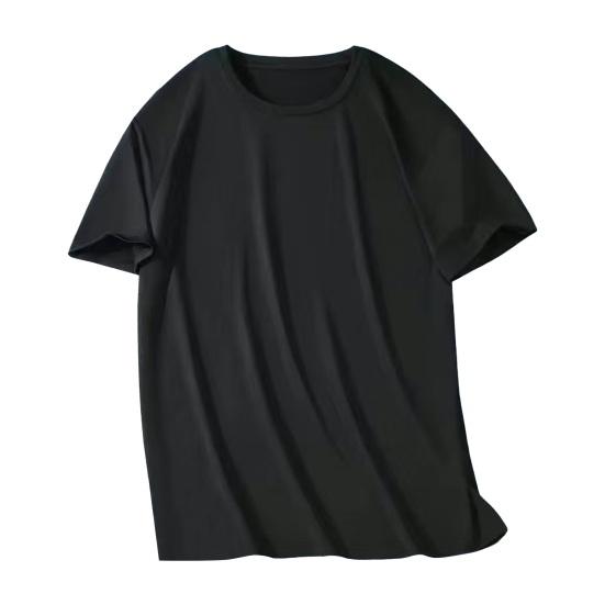 Suvine meeste T-särk Ümara kaelusega ühevärviline võrk lühikeste varrukatega jääsiidist Kiiresti kuivav lahtine elastne pullover vabaaja igapäevane riietus Fitness Sport Top
