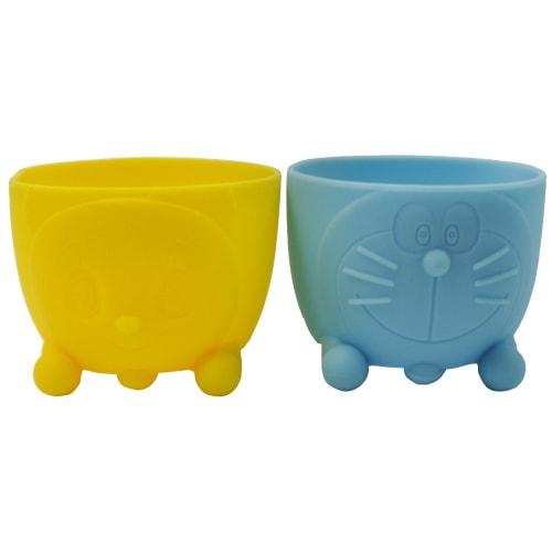 Kai Silicone Cups (4 Cups) Doraemon & Dorami DN-0308