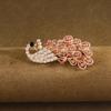 Elegant Alloy Brooch: High-End Women's Versatile Pin for Coats and Suits