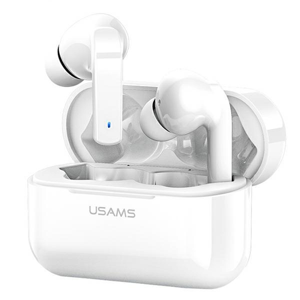Usams Słuchawki Bluetooth 5.0 Tws Lyseries Anc Bezprzewodowe Biały/White Bhuly06