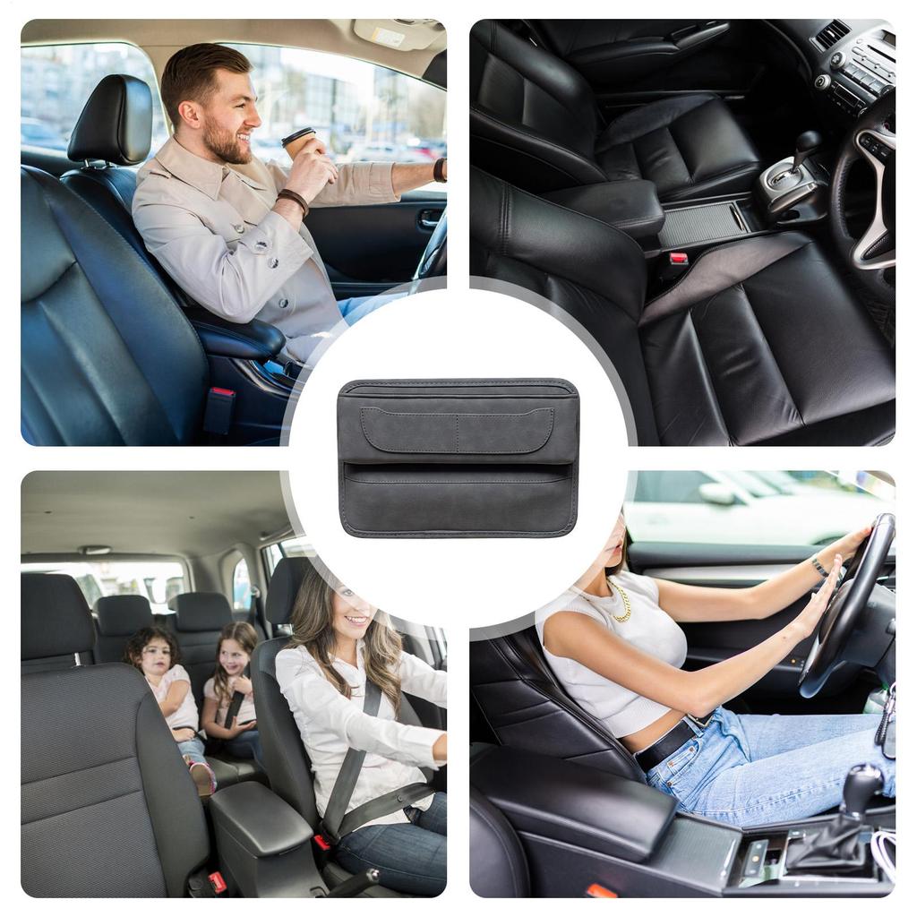 Car Seat Crevice Storage Storage Case Car Seat Crevice Filler With Charging Hole For Glasses Keys Cards Small Items Truck