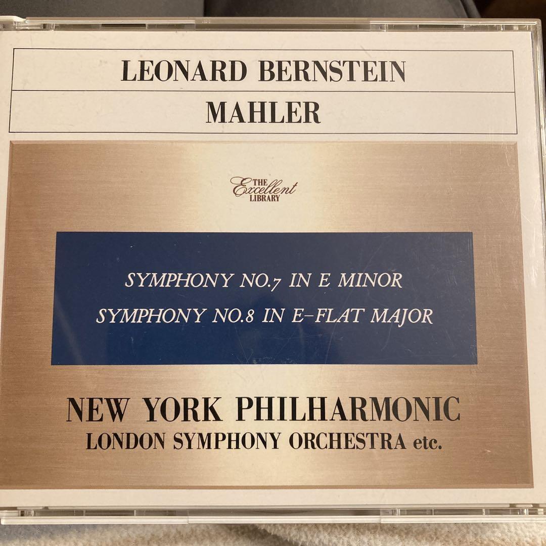 

[USED] Bernstein conductor/Mahler Symphony No. 7 No. 8 3 CD set