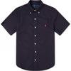 Polo Camisa de Manga Corta Monocolor con Bordado de Pony para Hombre, Azul Marino 710795382001