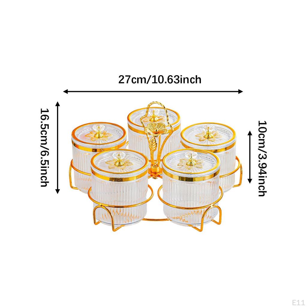 Condiment Bowl, Household Use, Serving Bowls, Snack Platter with Multiple Compartments, Fruit
