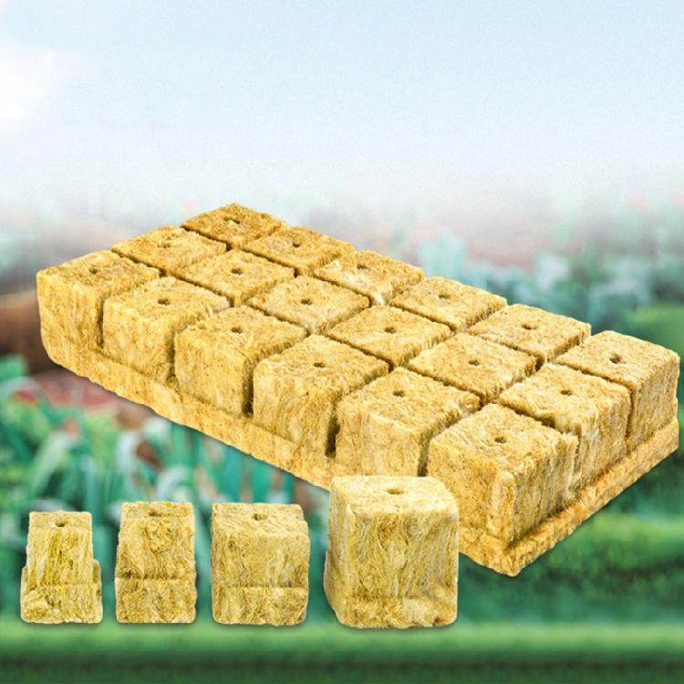 Professional Rock Wool Block Set for Hydroponic Farming and Gardening Applications