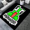 Green Pixel Forest Custom Name Carpet Rug For Living Room Bedroom Home Sofa Decoration Kids Play Nonslip Floor Mat