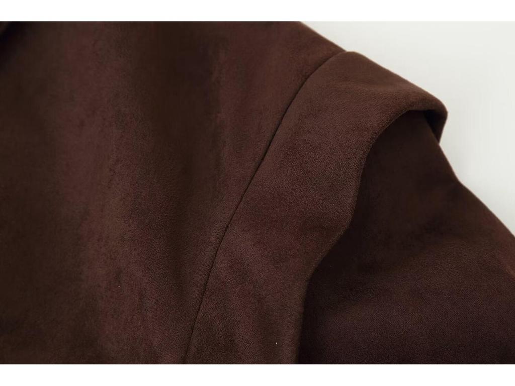 Europejska i Amerykańska Damska Kurtka Motocyklowa Casual z Kołnierzem Wykładanym