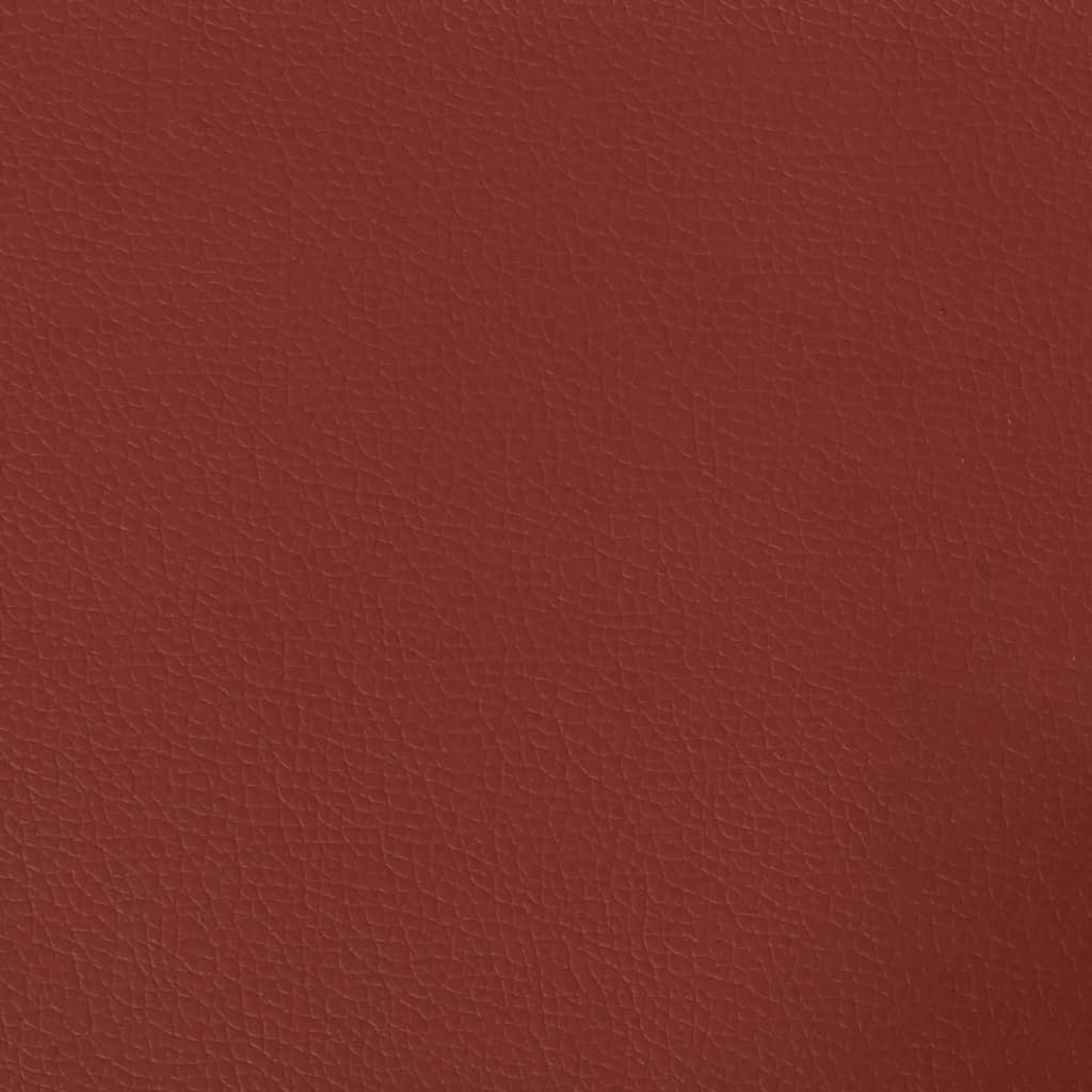 Gaming Chair in Black and Burgundy Artificial Leather