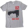 Men's U2 War Tour Slim Fit T-shirt X-Large Grey