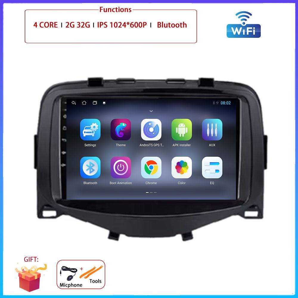 

7 4G для Toyota Aygo Peugeot 108 Citroen C1 2016-2020 Автомобильная ОС Android Радио Навигация GPS Мультимедиа Видео Плеер BT 5.0
