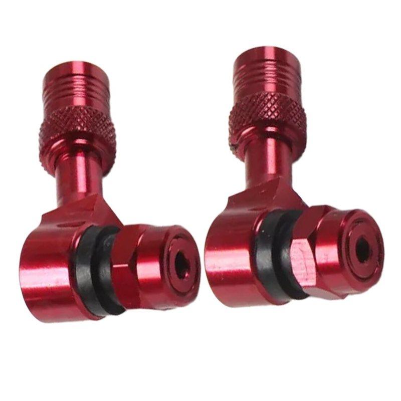 1 Paar CNC Rad Reifenventil Tubeless Ventil Passend für Suzuki Hayab GSXR600 GSXR750 GSXR1000 Rot