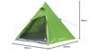 [Amazon.co.jp Exclusive] Captain Stag Tent, One-Pole Tent, Tipi Hexagon 300UV, 3-4 Person, Green, UA-60