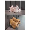 Mädchen Baumwollschuhe Winter Fleecegefüttert Verdickt Neu Kinder Warme Sportliche Kurze Stiefel Mädchen Magische Sneaker Trendig