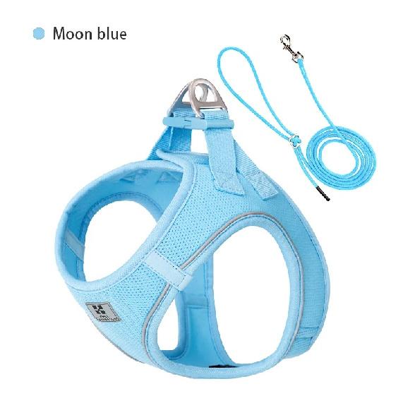 Dog Harness Leash Set for Small Medium Dog Adjustable Reflective Puppy Cat Harness Pet Vest Chihuahua Dachshund Outdoor Walking