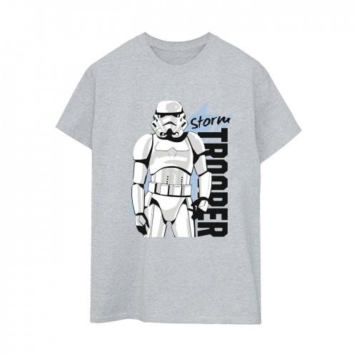 Star Wars Womens/Ladies Storm Trooper Cotton Boyfriend T-Shirt