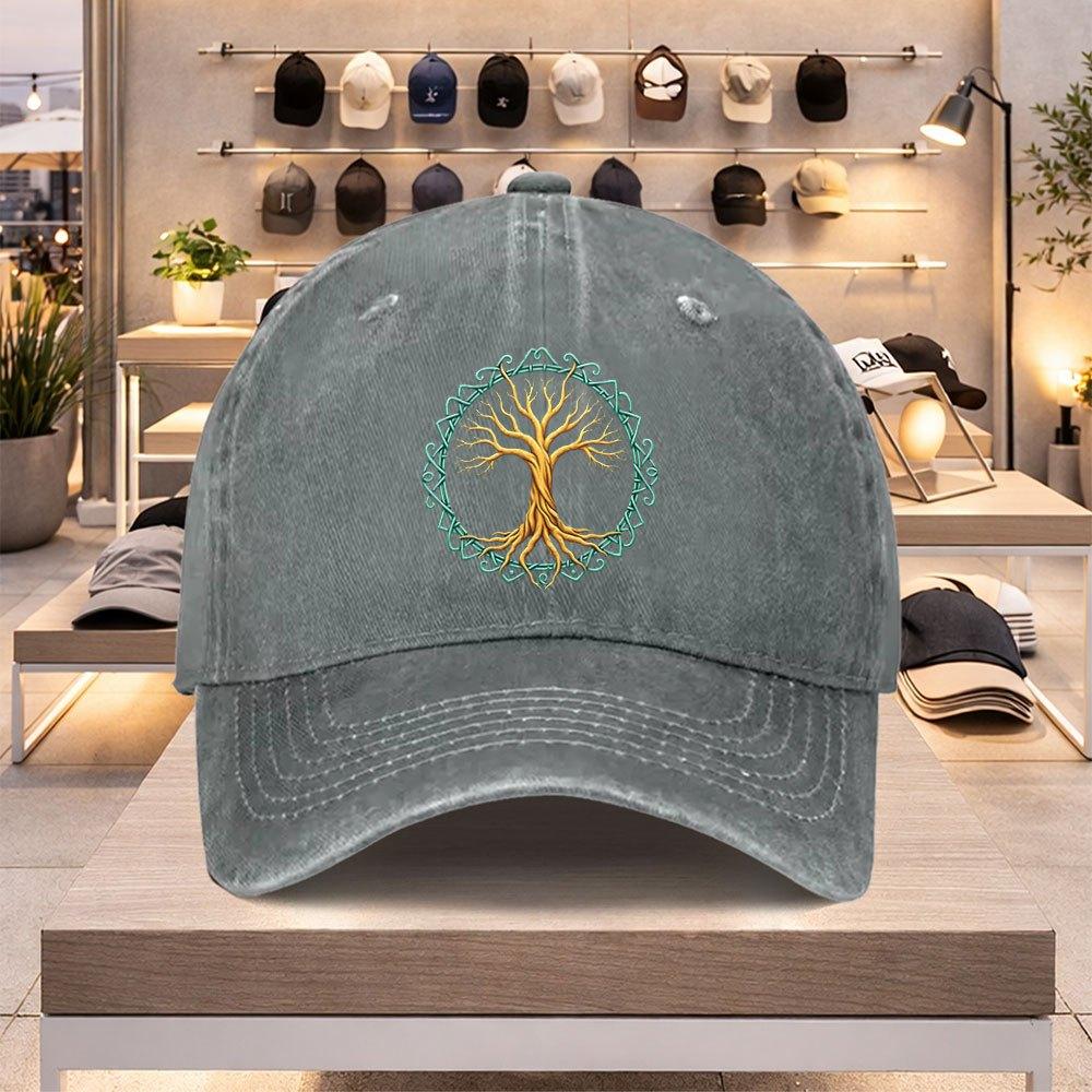 Tree of Life Baseball Cap Lightweight Adjustable Unisex Hat for Spring Summer