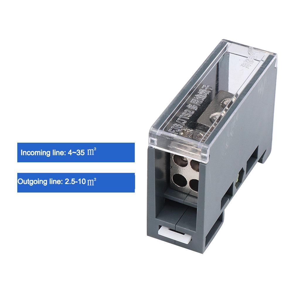 150A Distribution Box One In Multiple Out Power Junction Box Wiring Terminal  for Circuit Breaker