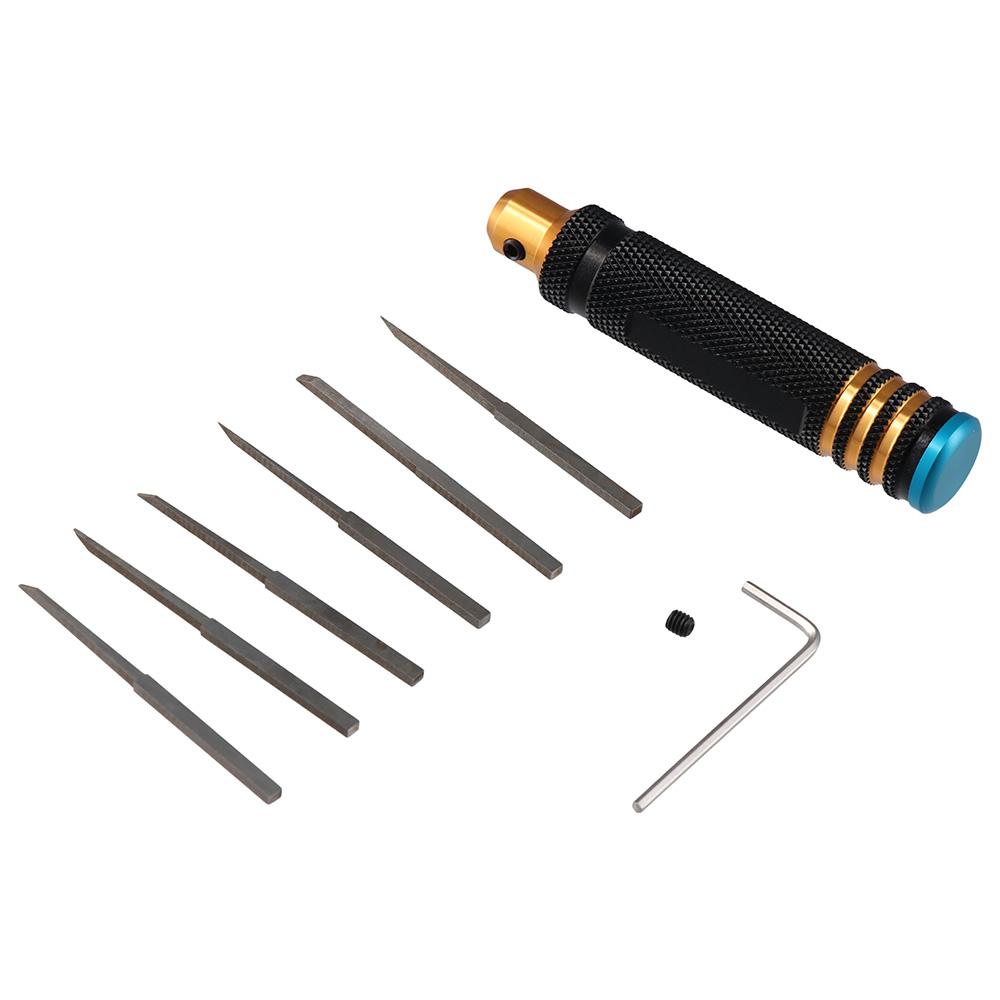 

Режущий инструмент, набор лезвий ножей, модель 7 в 1, долото, резная линия для рисования из смолы, основная модель, чертилка